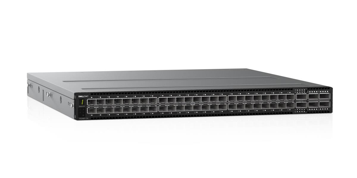 Switch  Emc S5248f-on 48x25gbe Sfp28  4x100gbe Qsfp28  2x100gbe Qsfp-dd  Io To Psu  2xpsu  Os10
