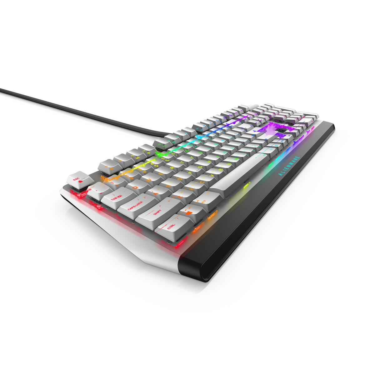 Gaming Keyboard - Aw510k - Alienware  510k RGB Mechanical (lunar Light)