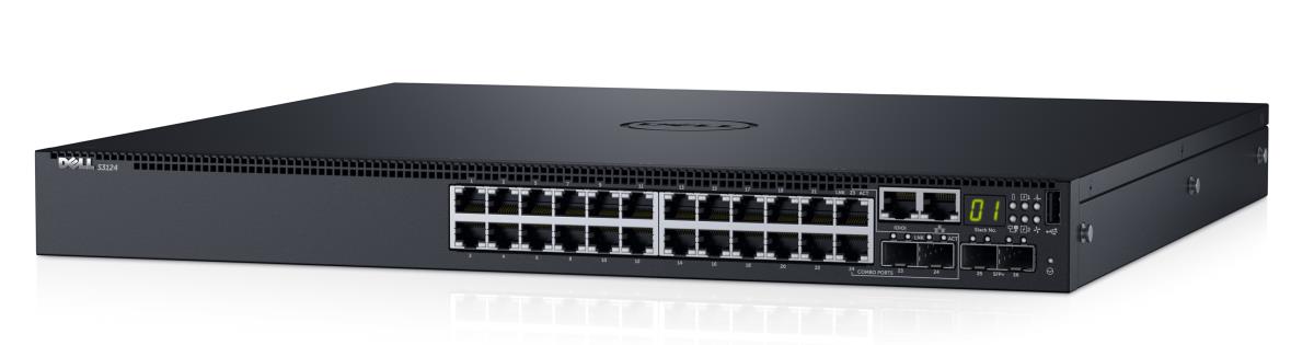 Networking S3124 - L3 24x 1gbe 2xcombo 2x 10gbe Sfp+ Fixed Ports Stacking Io To Psu Airflow 1x Ac Psu