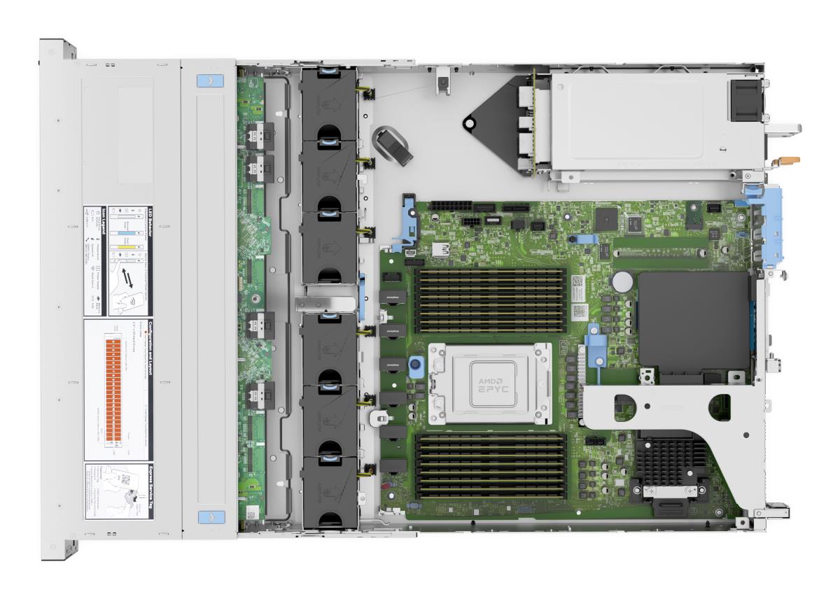 PowerEdge R7515 2.8GHz  - 16GB Ram - 480GB SSD - H745 Raid Controller