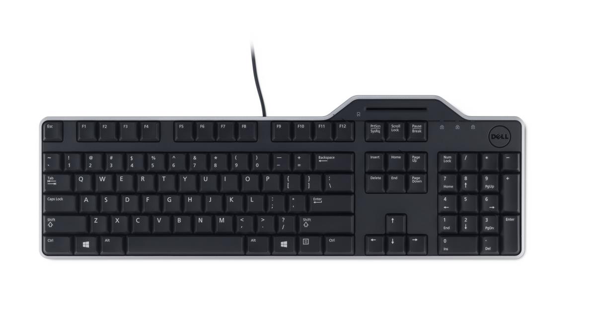 Keyboard Uk/irish (qwerty) Kb-813 Smartcard Reader USB Black