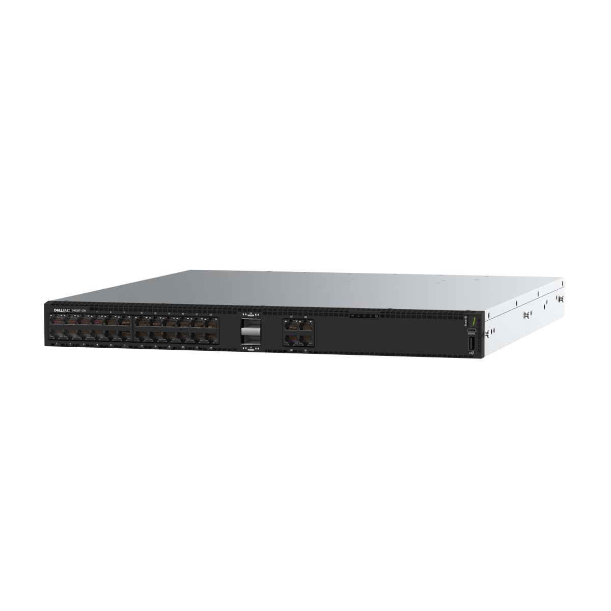 Emc Switch S4128t-on 1u 28 X 10gbase-t 2 X Qsfp28 Io To Psu 2 Psu Os10
