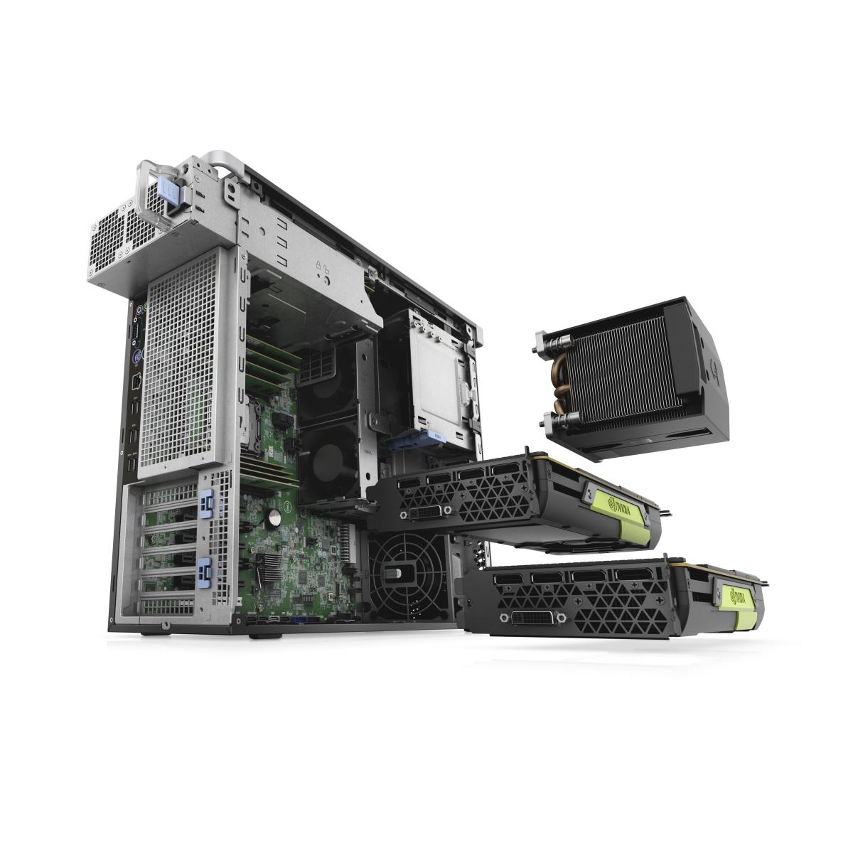 Precision T5820 W-2223 - 16GB Ram - 512GB HDD - DVD - Win10 Problack