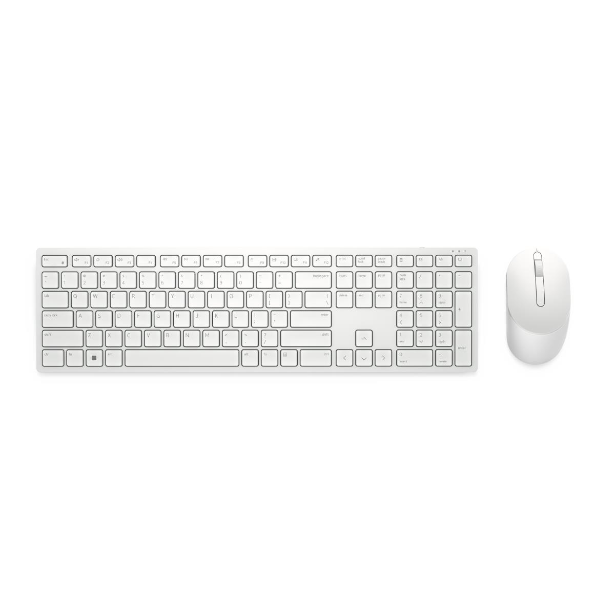 Km5221w Pro Wireless Keyboard & Mouse - White - Qwerty Uk
