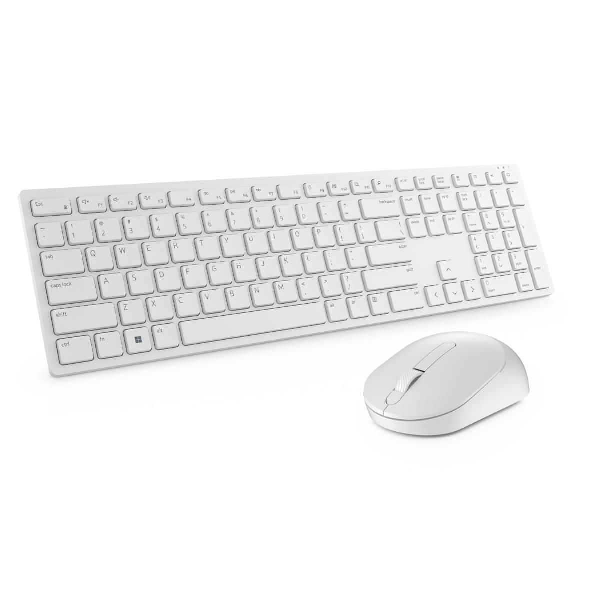 Km5221w Pro Wireless Keyboard & Mouse - White - Azerty Belgian