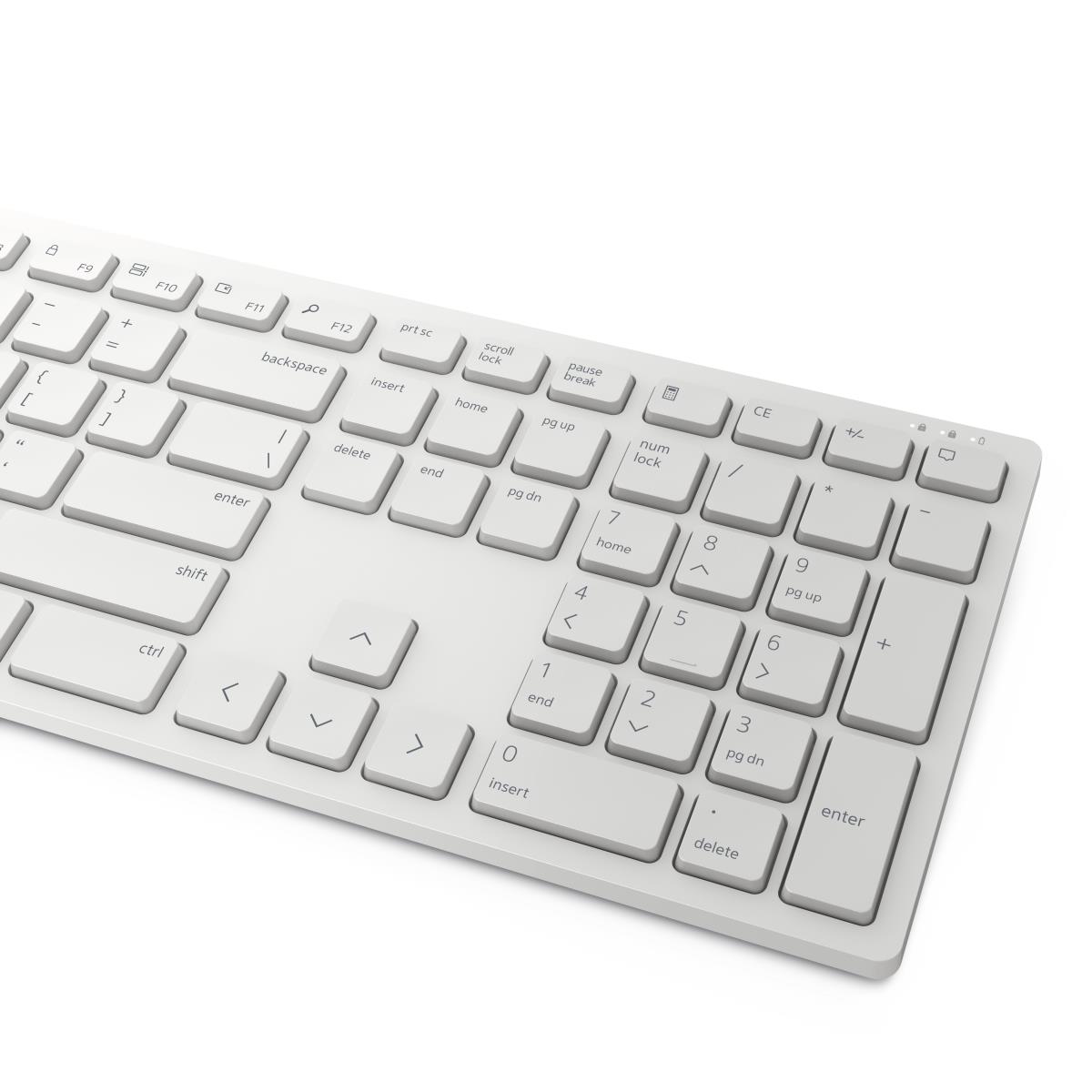 Km5221w Pro Wireless Keyboard & Mouse - White - Azerty Belgian