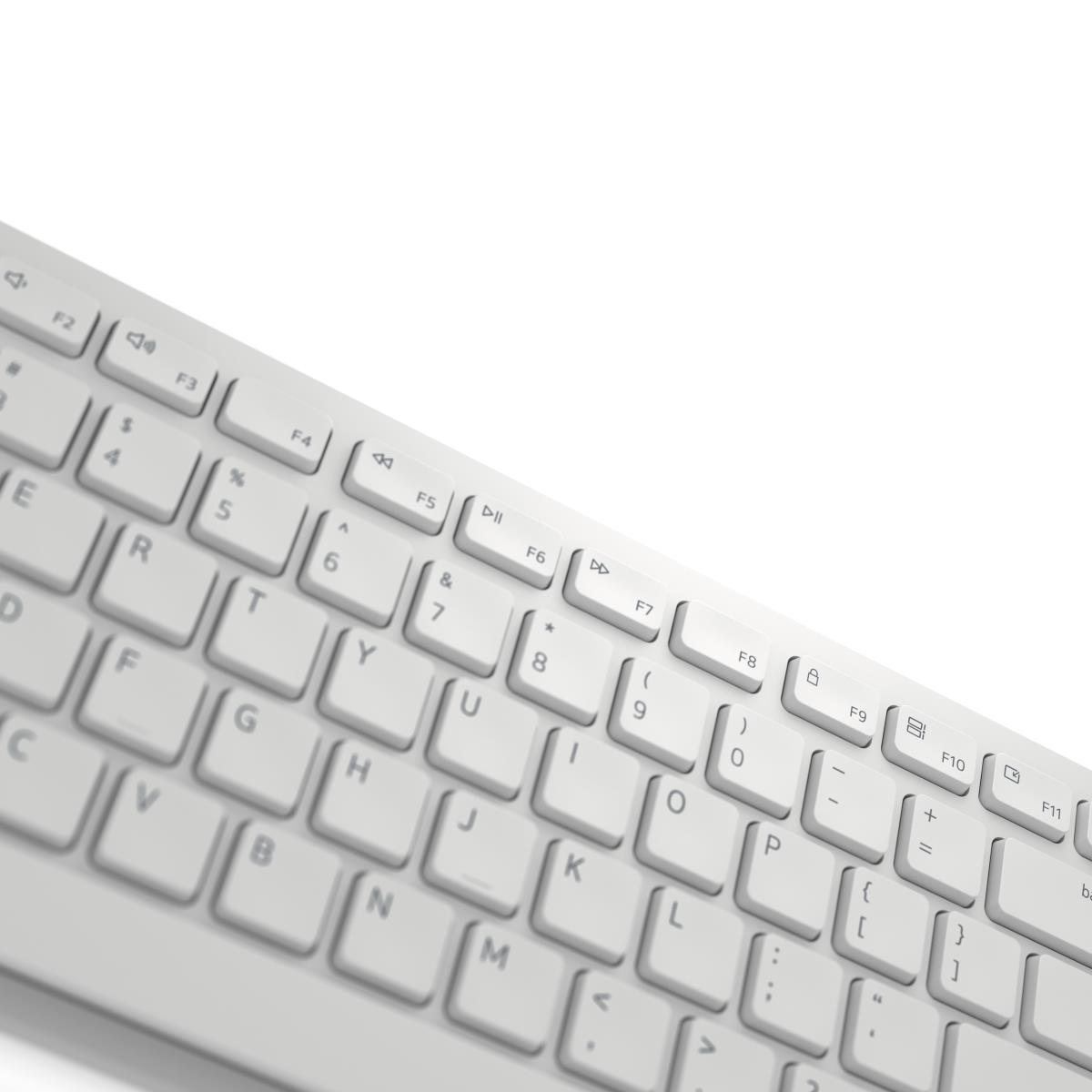 Km5221w Pro Wireless Keyboard & Mouse - White - Azerty Belgian