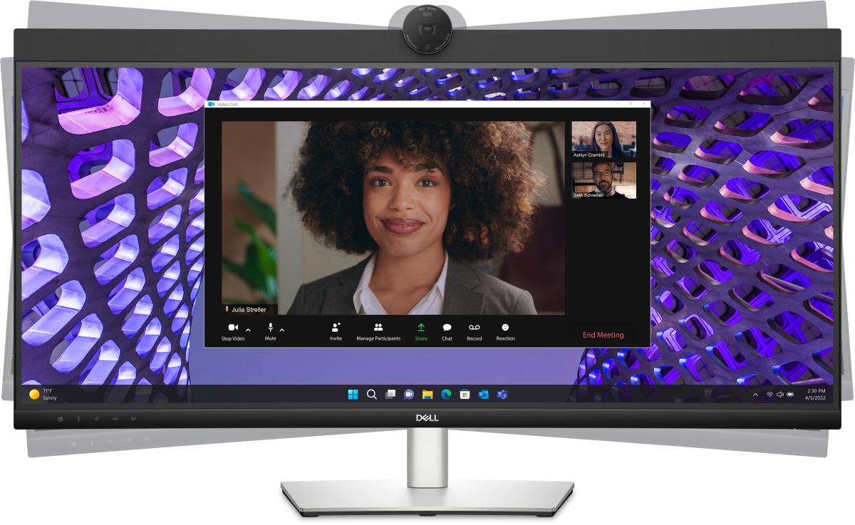 Curved Video Conferencing Monitor - P3424web - 34in - 3440x1440 Wqhd - Black