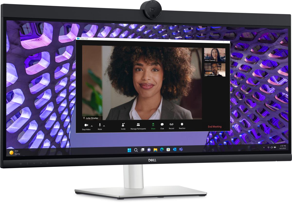 Curved Video Conferencing Monitor - P3424web - 34in - 3440x1440 Wqhd - Black