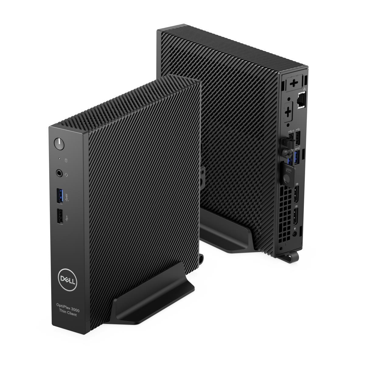 Optiplex 3000 Thin Client Celeron N5105 8GB Ram 64GB Emmc - Lan - No Wifi - Vertical Stand - Mouse - Thinos - 3-year Os