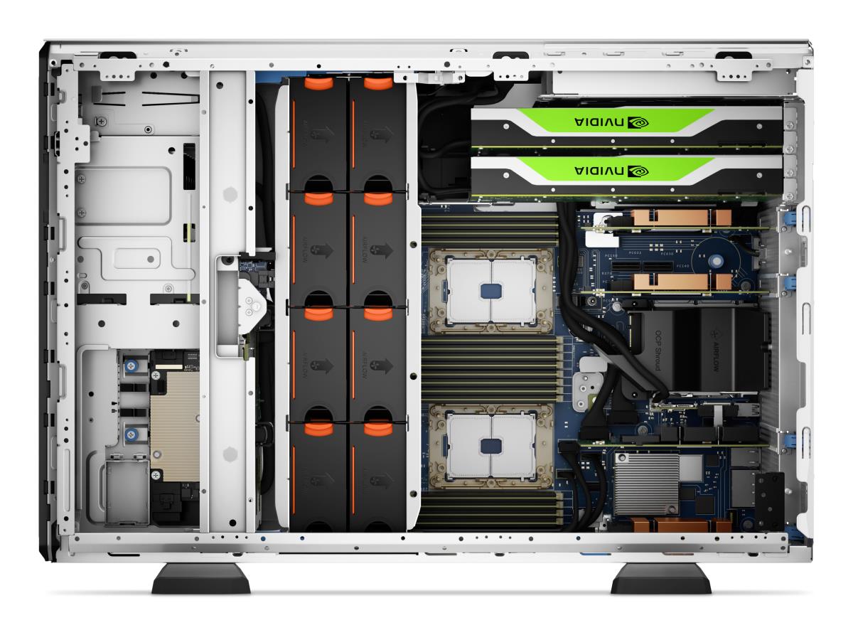 PowerEdge T550 - Tower - Xeon Silver 4310 2.1GHz - 32GB RAM - 480GB SSD