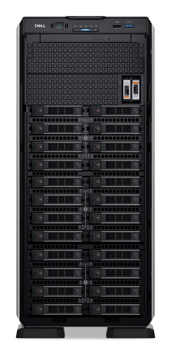 PowerEdge T550 - Tower - Xeon Silver 4310 2.1GHz - 32GB RAM - 480GB SSD