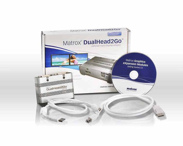 Dualhead2go Digital Meadds 2xDVI Monitors To A Mac