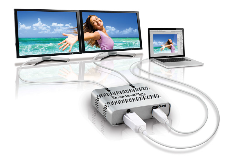 Dualhead2go Digital Meadds 2xDVI Monitors To A Mac