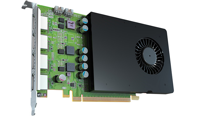 D-Series 1480 Quad DP graphics card