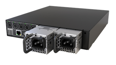 One (1) NRG redundant power supply unitpreinstalled on a rack tray