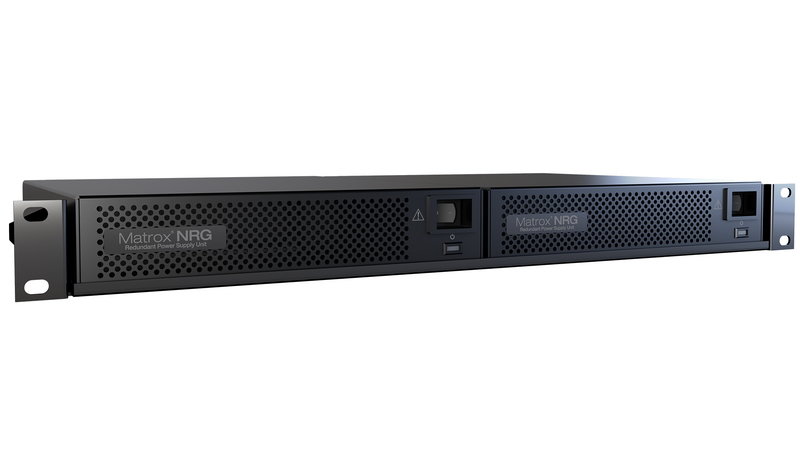 Two (2) NRG redundant power supply unitpreinstalled on a rack tray
