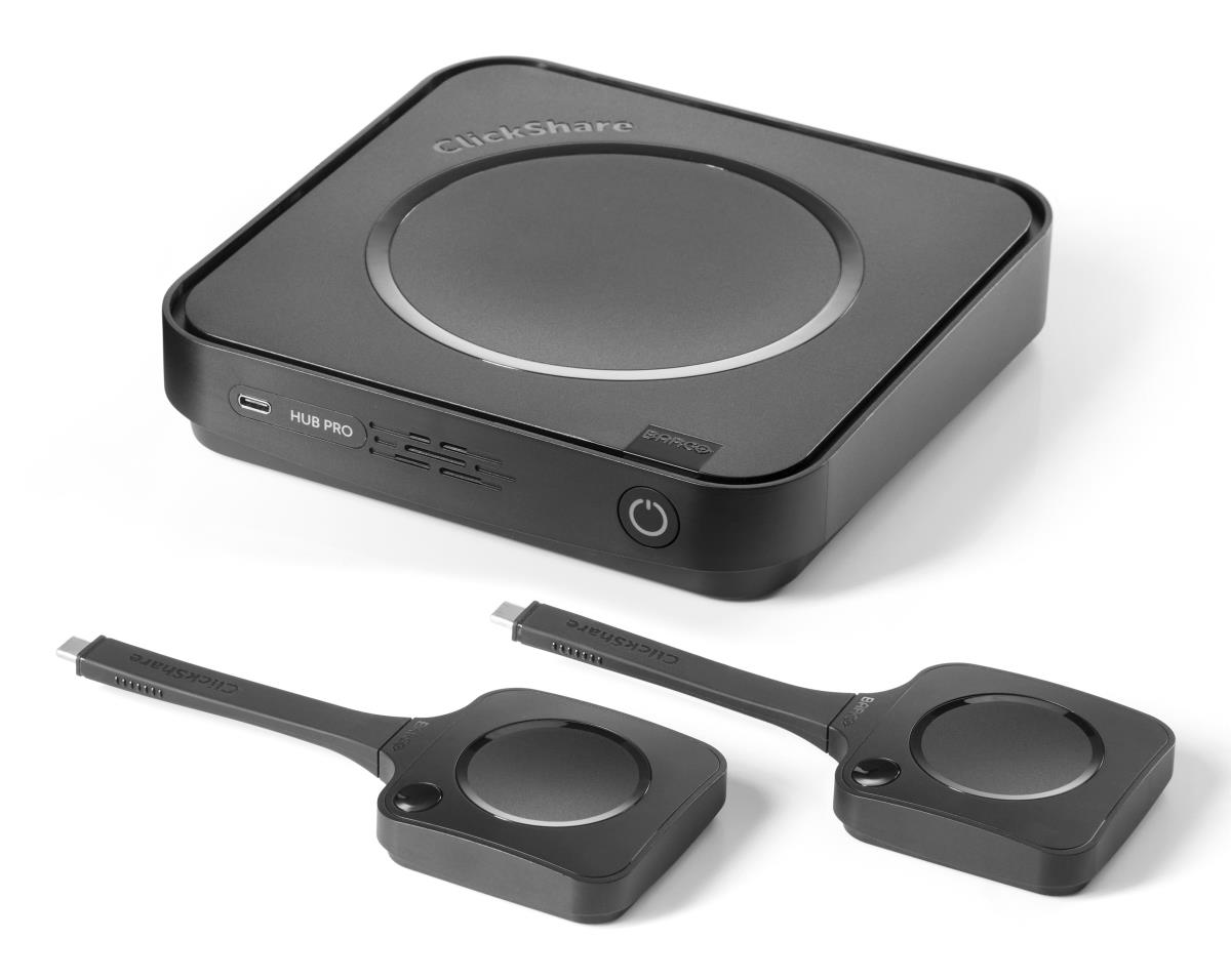 Clickshare Hub Pro With 2 Buttons