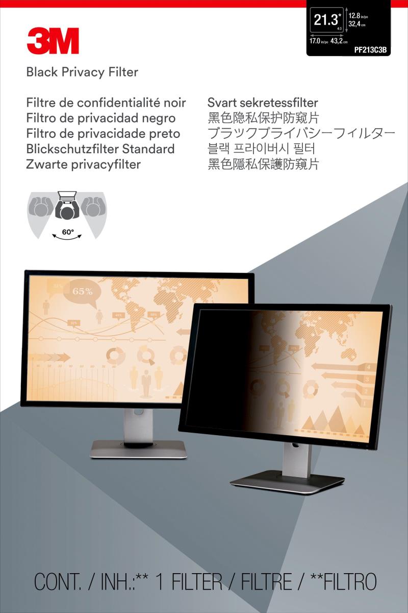 Screen Filter - Privacy Filter For 21.3in Notebooks & TFT Pf213c3b