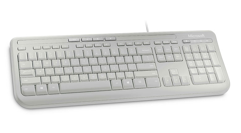 Wired Keyboard 600 - White - Qwerty Us