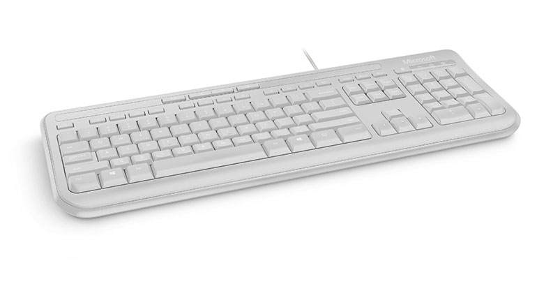 Wired Keyboard 600 - White - Qwerty Us