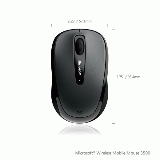Wireless Mobile Mouse 3500 Grey