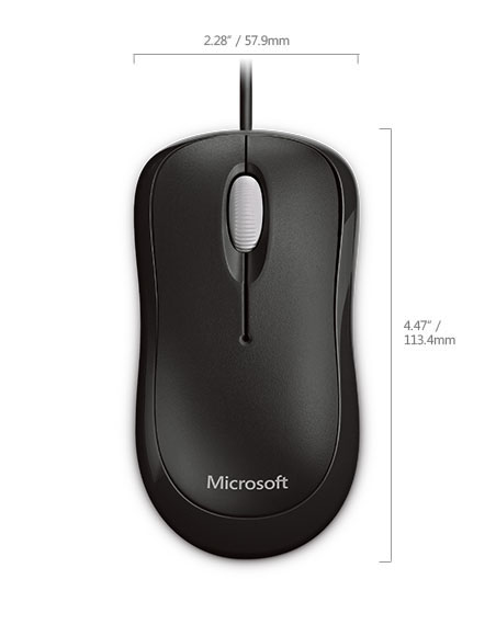 Basic Optical Mouse For Business Black