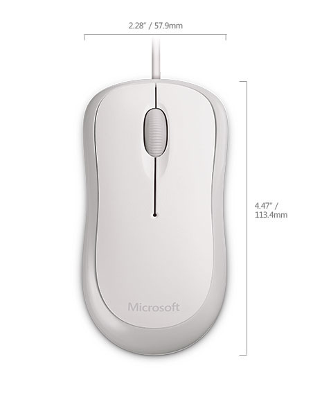 Basic Optical Mouse For Business White