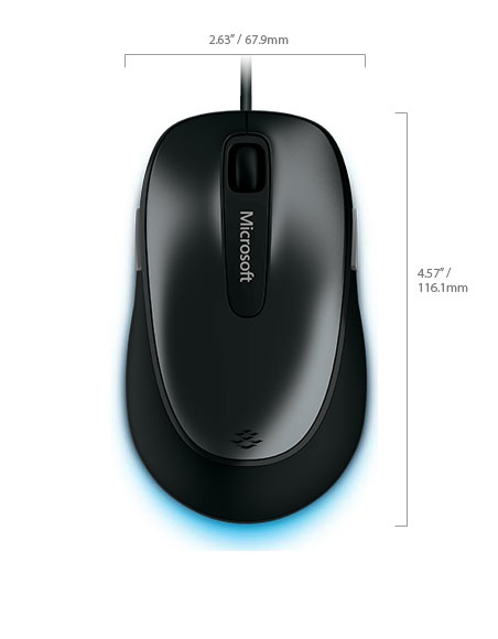 Comfort Mouse 4500 Mac/win USB En/ar/fr/el/it/ru/es