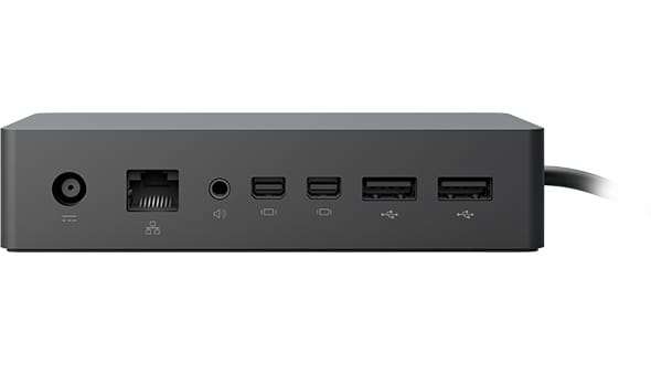 Surface Dock For Surface Book & Pro - 4x USB3.0 / 2x Mini Dp / Audio / Ethrnet / Security Lock Slot