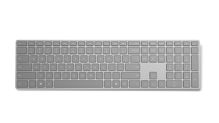 Surface Keyboard Wireless Bluetooth 4.0 Grey Azerty Belgian