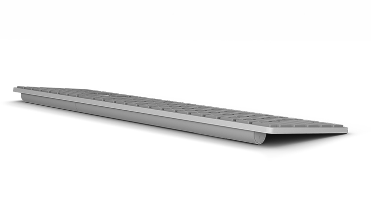 Surface Keyboard Wireless Bluetooth 4.0 Grey Qwertzu Swiss-lux