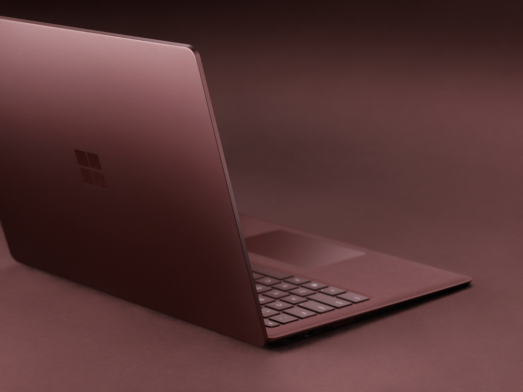 Surface Laptop 2 - 13.5in Touchscreen - i7 8650u - 16GB Ram - 512GB SSD - Win10 Pro - Burgundy - Azerty Belgian - Uhd Graphics 620