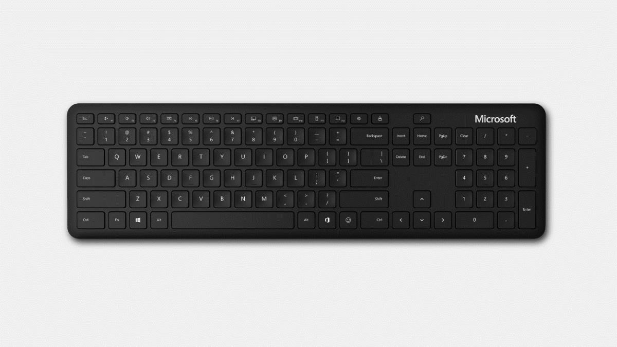Bluetooth Keyboard - Black - Azerty French