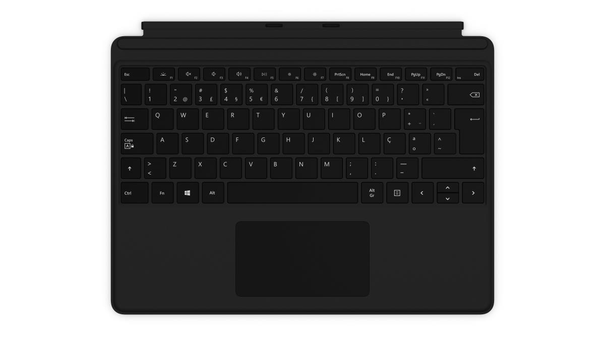 Surface Pro X Keyboard - Black - Qwerty Int'l