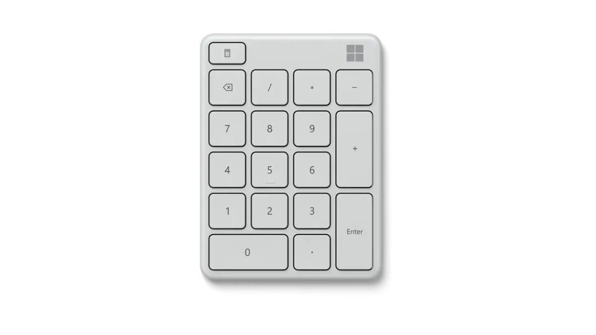 Number Pad - Glacier