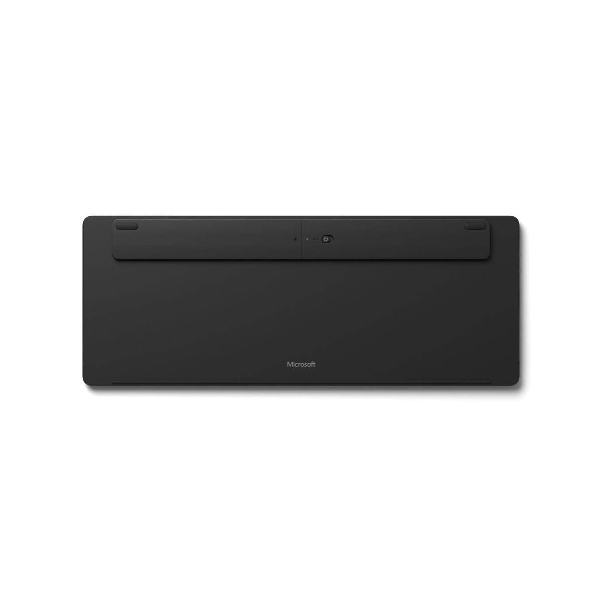 Designer Compact Keyboard - Bluetooth - Black - Qwertzu Swiss-lux