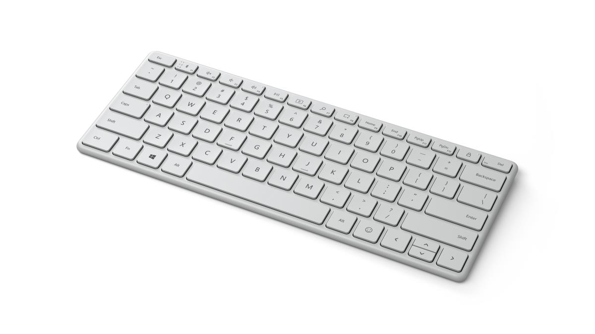 Designer Compact Keyboard - Bluetooth - Glacier - Azerty Belgian