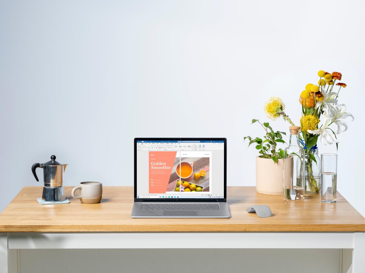 Surface Laptop 4 - 15in - Ryzen 7 4980u - 8GB Ram - 256GB SSD - Win10 Pro - Platinum - Azerty Belgian - Amd Radeon Graphics