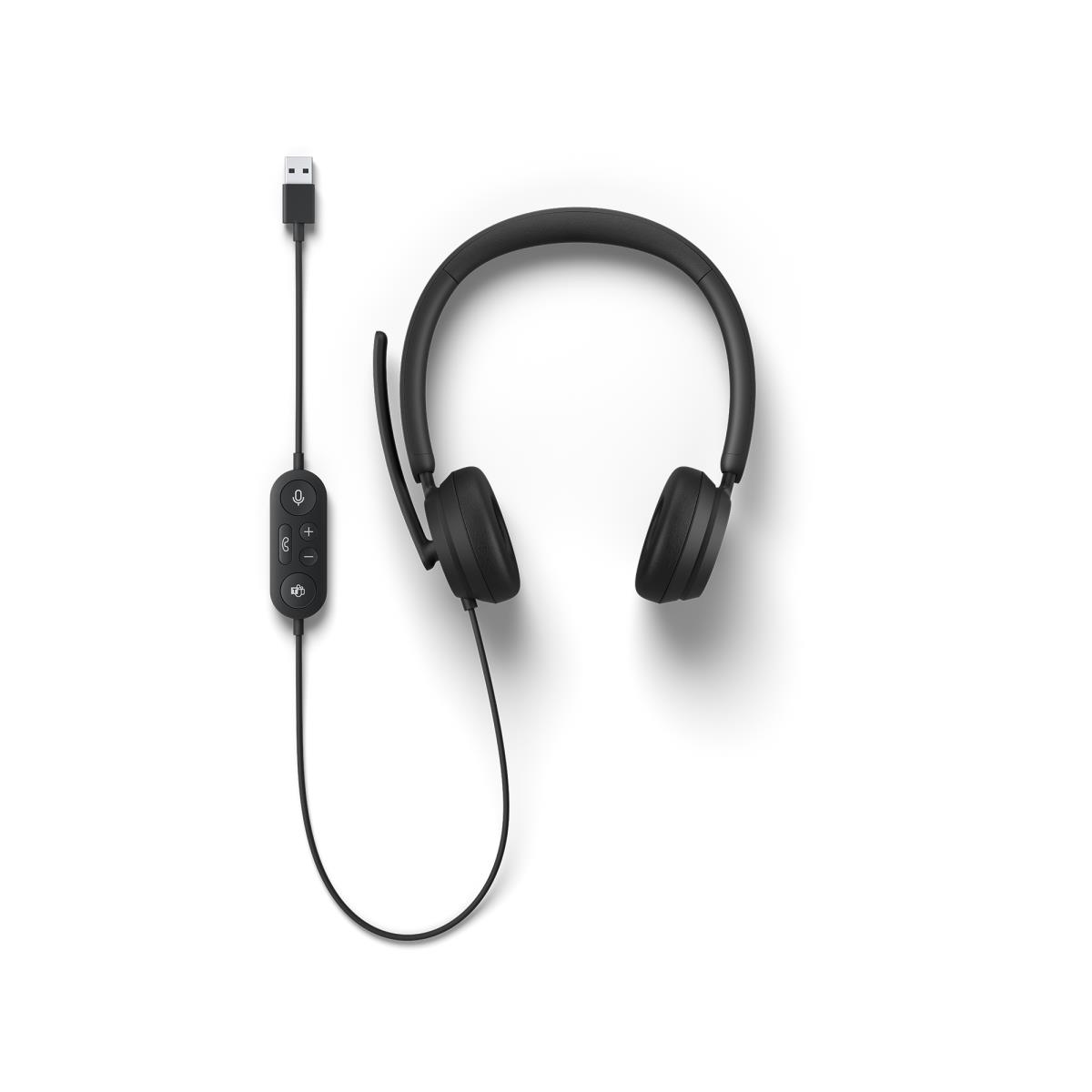 Modern USB Headset For Business - Black - USB Type A