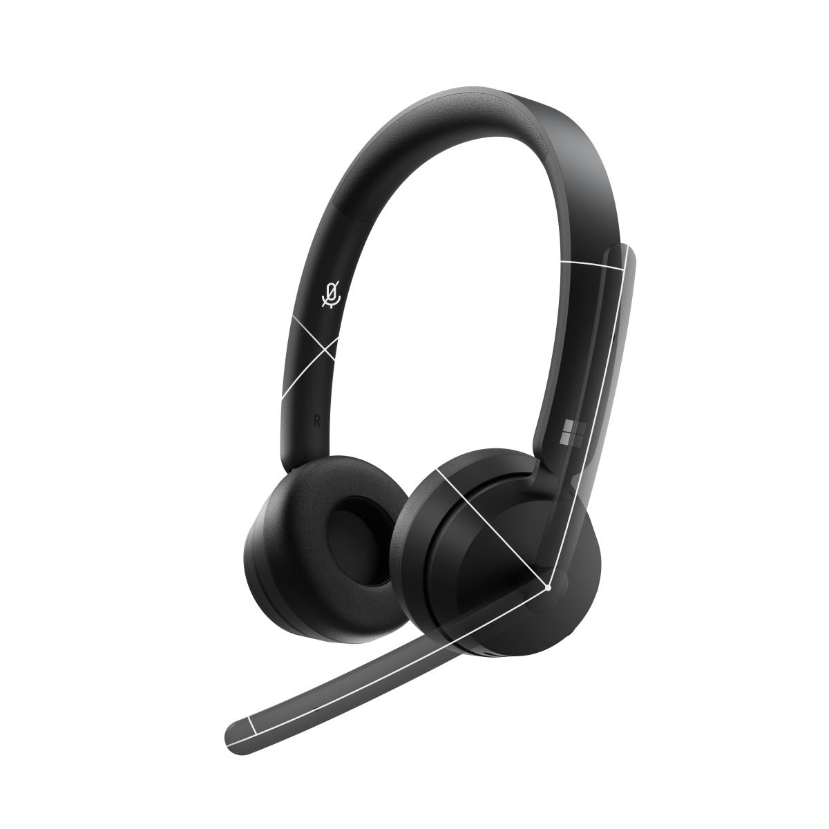 Modern Wireless Headset - Black