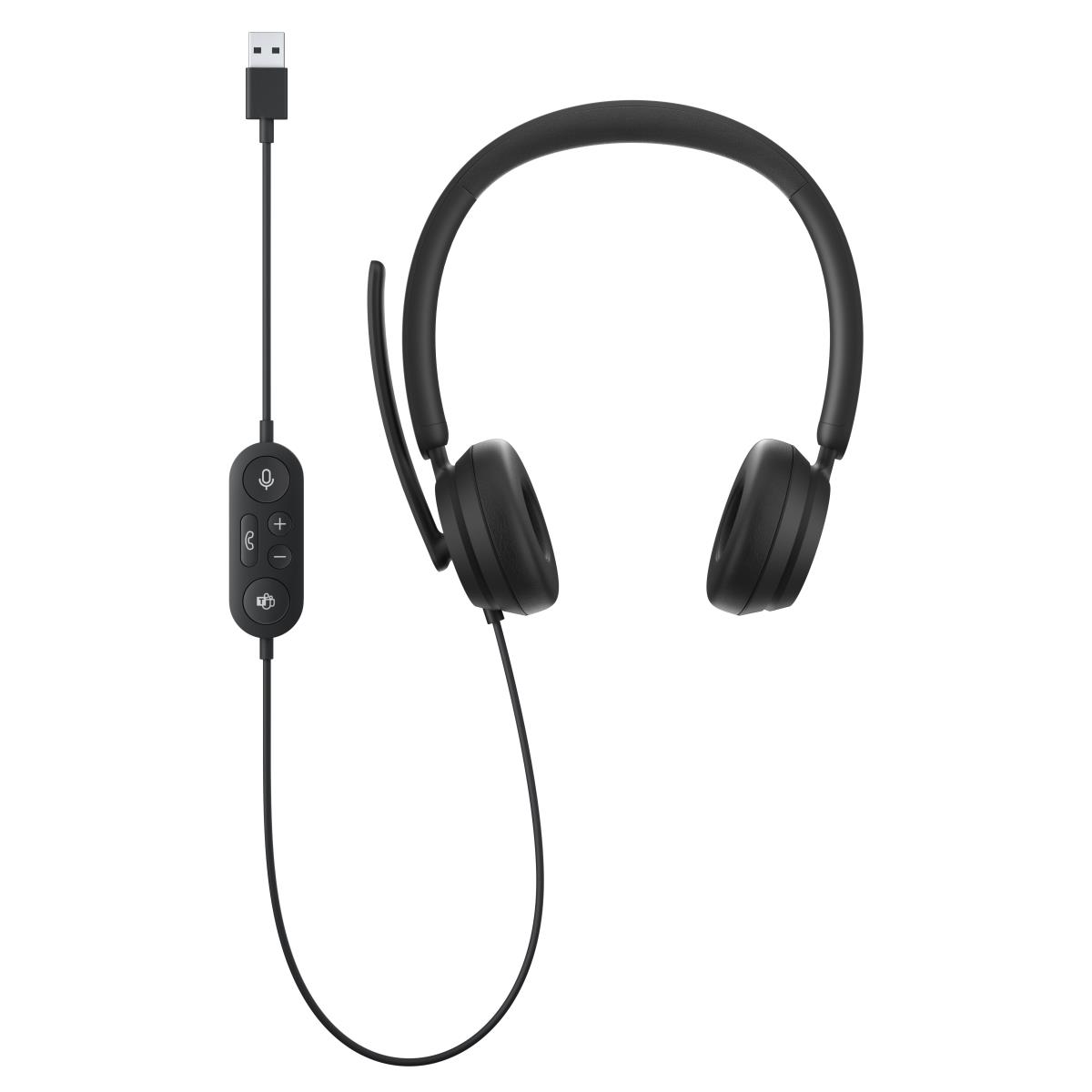 Surface Modern USB Headset - Black - USB Type A