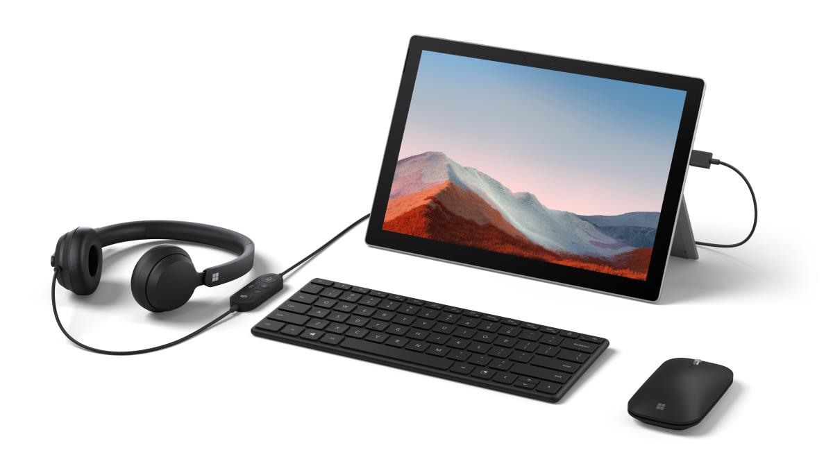 Surface Modern USB Headset - Black - USB Type A