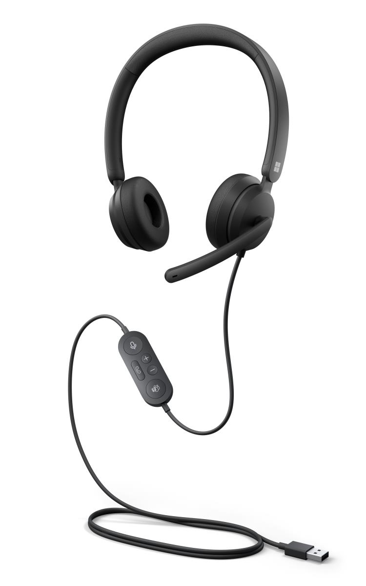Surface Modern USB Headset - Black - USB Type A