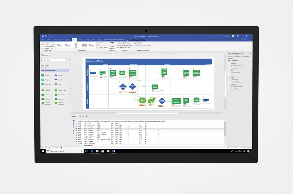 Visio Standard 2021 - 1 User - Win - French