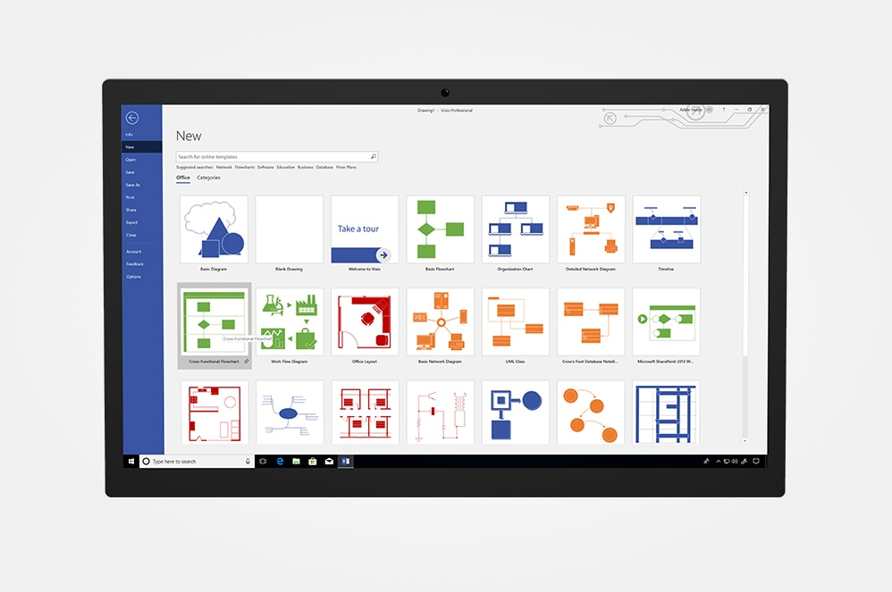 Visio Standard 2021 - 1 User - Win - French