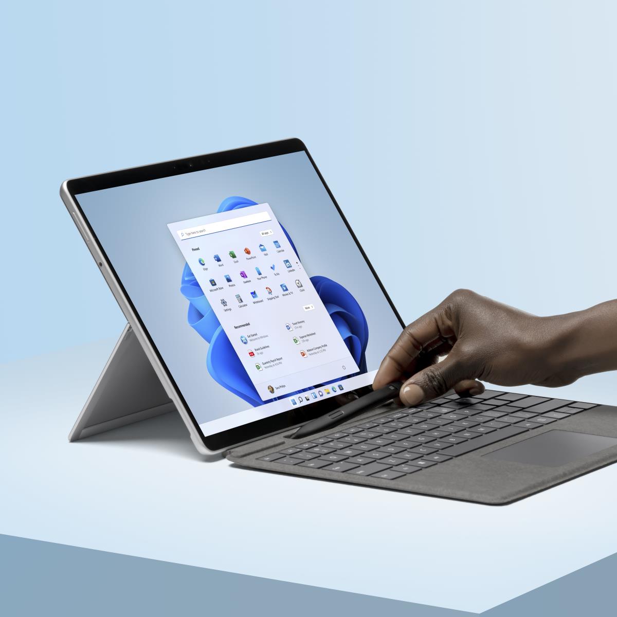 Surface Pro Signature Keyboard With Slim Pen 2 - Platinum - Qwerty Int'l