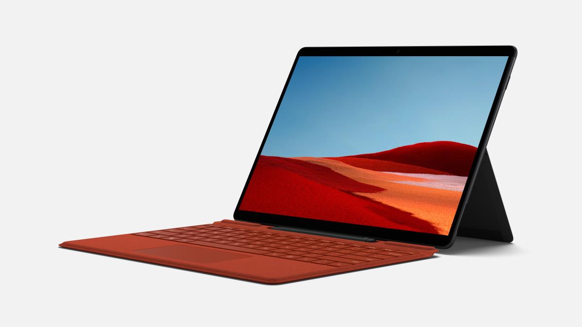 Surface Pro Signature Keyboard With Slim Pen 2 - Poppy Red - Azerty Belgian
