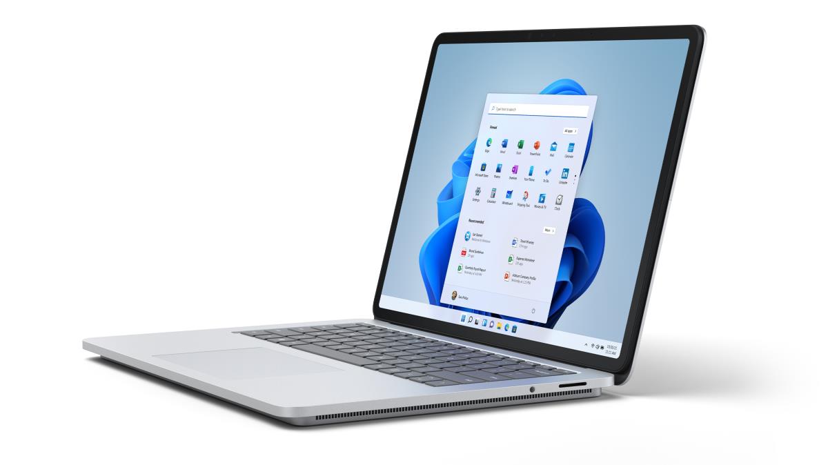 Surface Laptop Studio - 14.4in Touchscreen - i7 11370h - 32GB Ram - 2TB SSD - Win11 Pro - Platinum - Azerty Belgian - GeForce Rtx 3050 Ti
