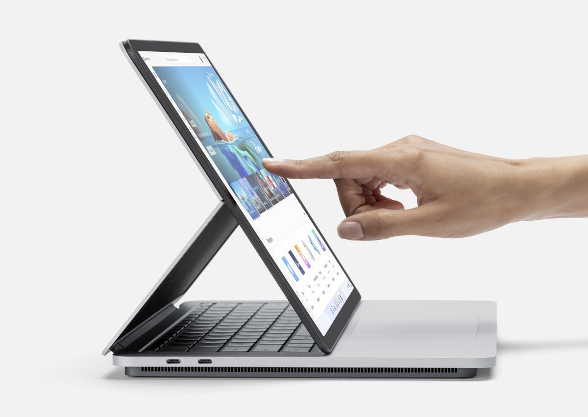 Surface Laptop Studio - 14.4in Touchscreen - i7 11370h - 16GB Ram - 512GB SSD - Win10 Pro - Platinum - Qwerty Int'l - GeForce Rtx 3050 Ti